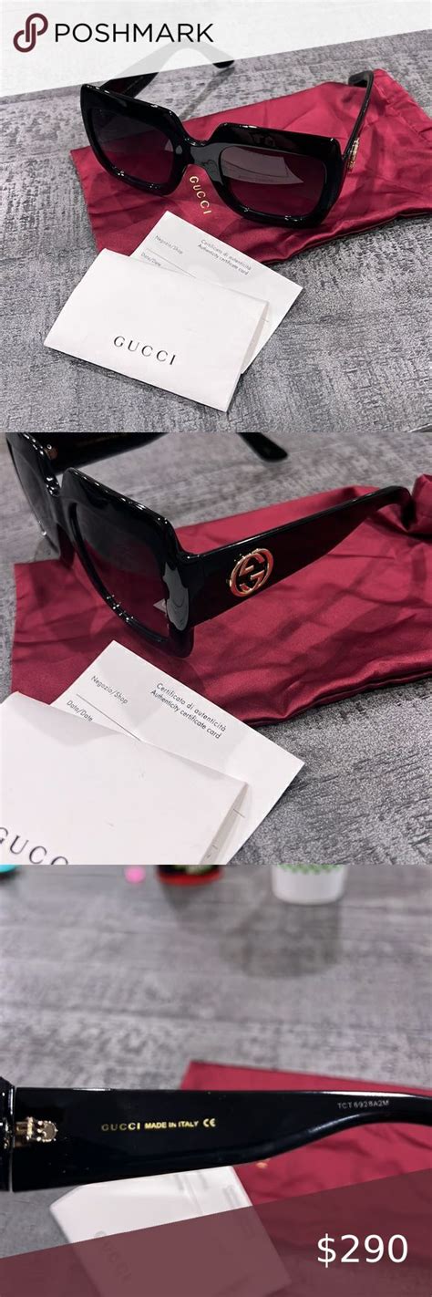 real gucci eyeglasses|Gucci glasses authenticity check.